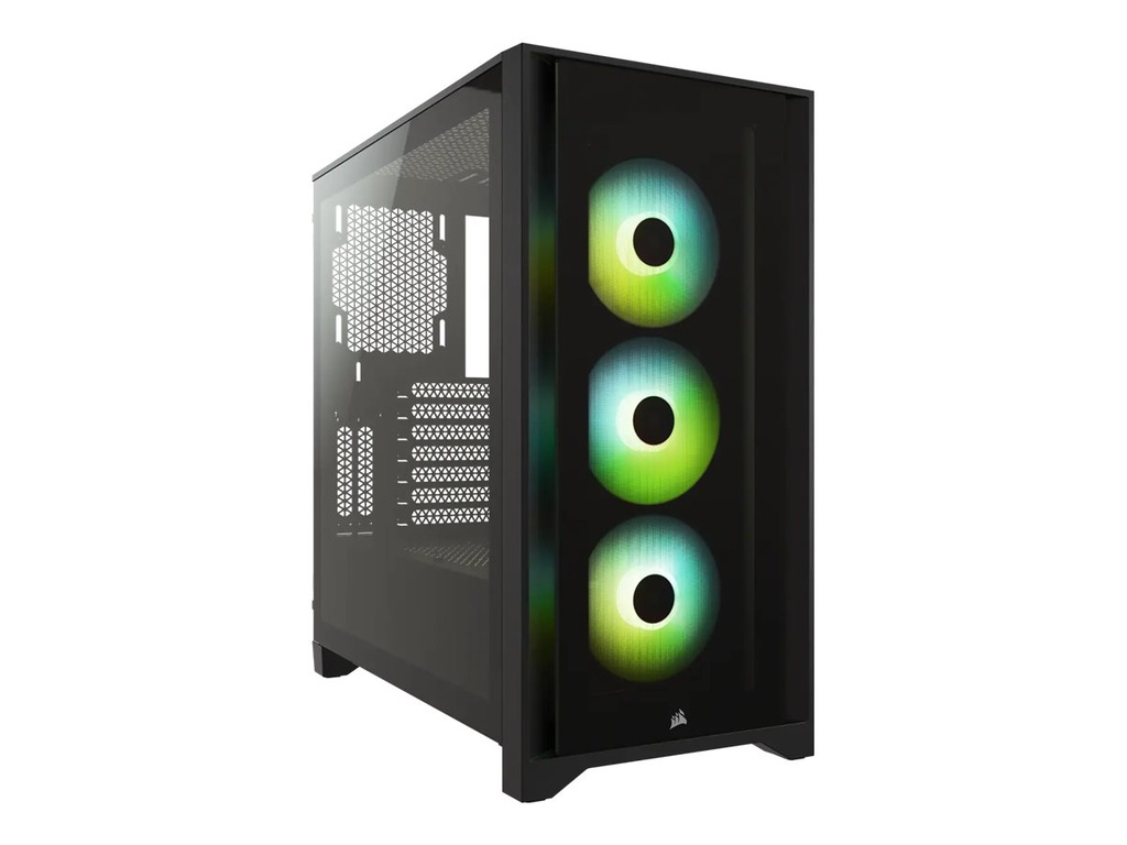 Corsair iCUE 4000X RGB Tempered Glass Zwart
