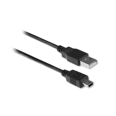 ACT USB 2.0 aansluitkabel A male - B mini male 1,8 meter