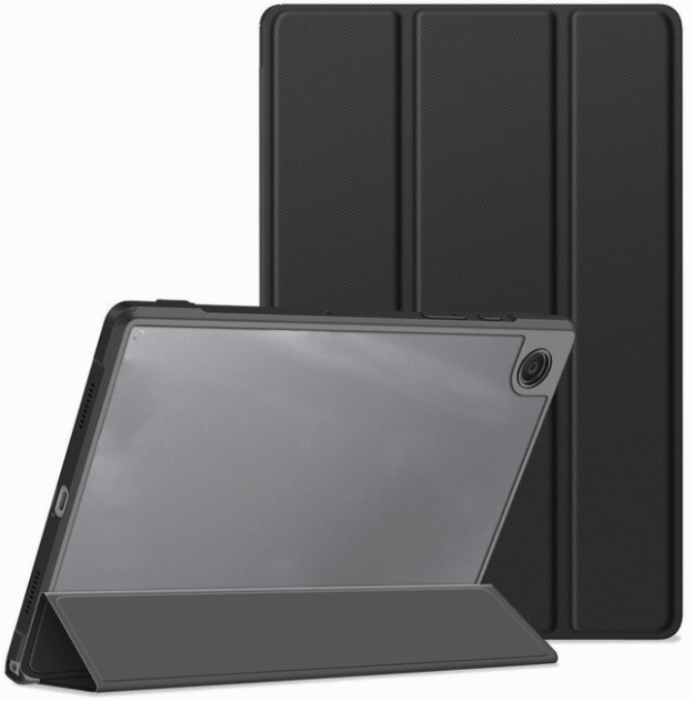 Tri-fold tablet hoes geschikt voor de Samsung Galaxy Tab A8 10.5 (2021) - Zwart