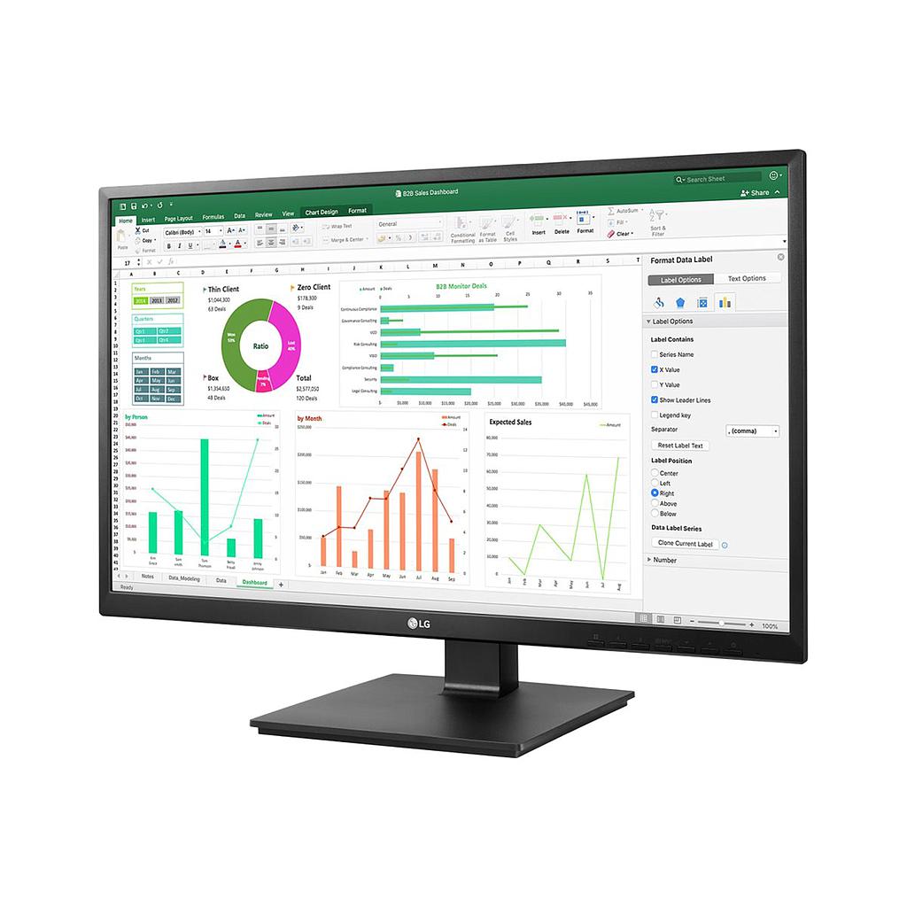 LG 24BN65YP-B 24" IPS FHD monitor 16:9 zwart