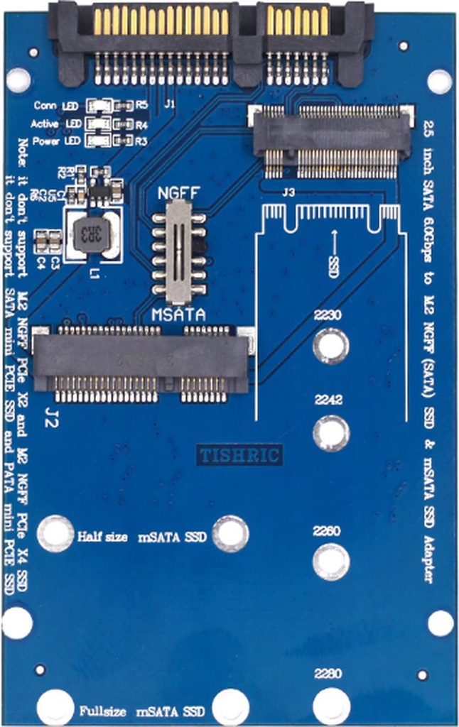 Msata Naar Sata Adapter 2.5 Inch
