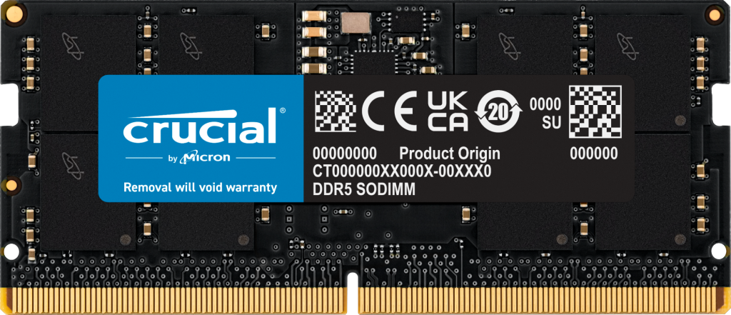 Crucial CT16G48C40S5 DDR5 SO-DIMM - Geheugen