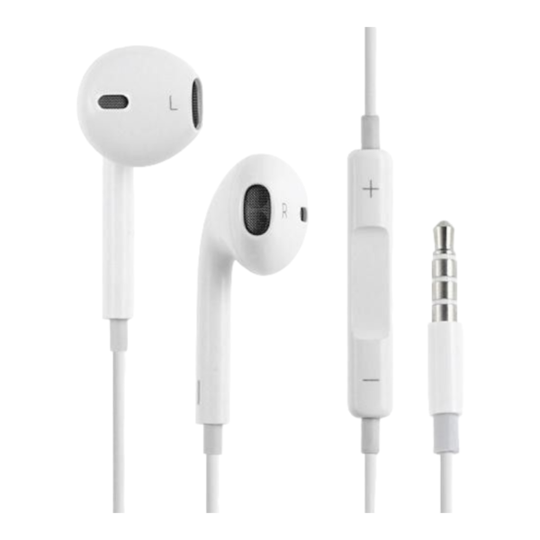 Hoco M1 In-Ear Headset met Microfoon Wit