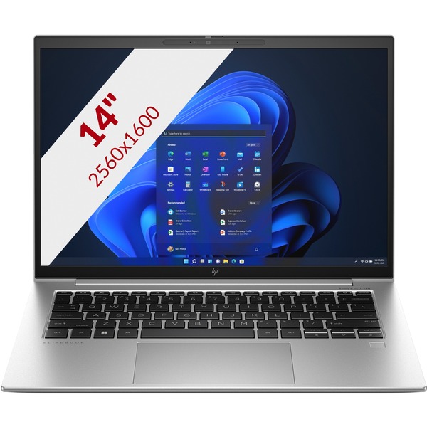 HP EliteBook 1040 14 G10 Intel® Core™ i5 i5-1335U Laptop 35,6 cm (14") WQXGA 16 GB DDR5-SDRAM 512 GB SSD Wi-Fi 6E (802.11ax) Windows 11 Pro Zilver