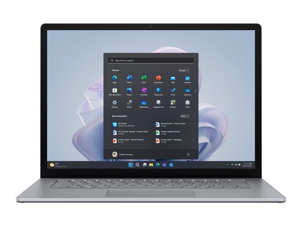Microsoft Surface Laptop 5 Platina i5, 8GB, 256GB, 13.5", FHD, W11P