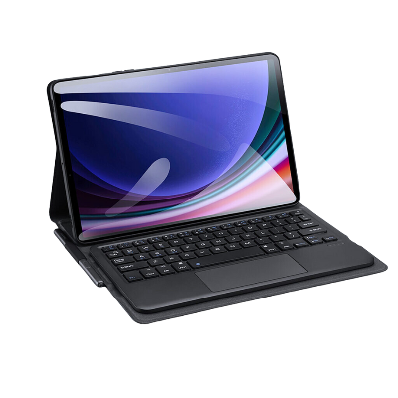 Dux Ducis - Samsung Galaxy Tab S9 FE Plus Toetsenbord hoes - Zwart