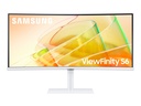 Samsung S65TC curved monitor - 86,4 cm (34") - 3440 x 1440 Pixel - UltraWide Quad HD - LED - 5 ms - Wit