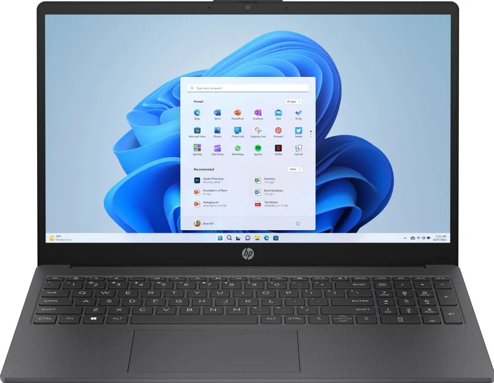HP 15-fc0150nd, Ryzen 5 7520U, 8GB, 512GB, 15,6", W11H