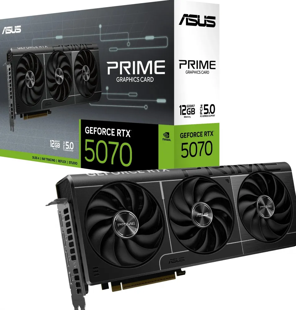 ASUS Prime GeForce RTX 5070, 12GB Vram,  PCIe 5.0