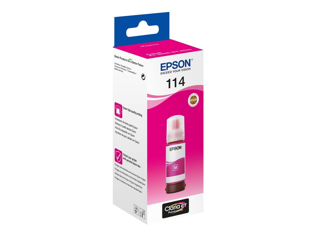 Epson ET114 EcoTank Inkt magenta 70ml