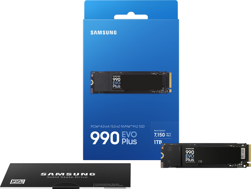 Samsung 990 EVO Plus NVMe™ M.2 SSD 2TB, 2 TB, M.2, 7150 MB/s