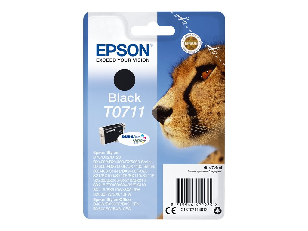 EPSON 6LB T0711 inktcartridge zwart 