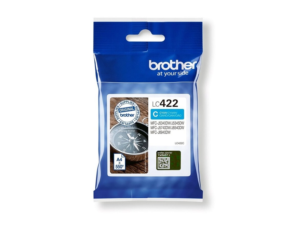 BROTHER LC422C Inktcartridge