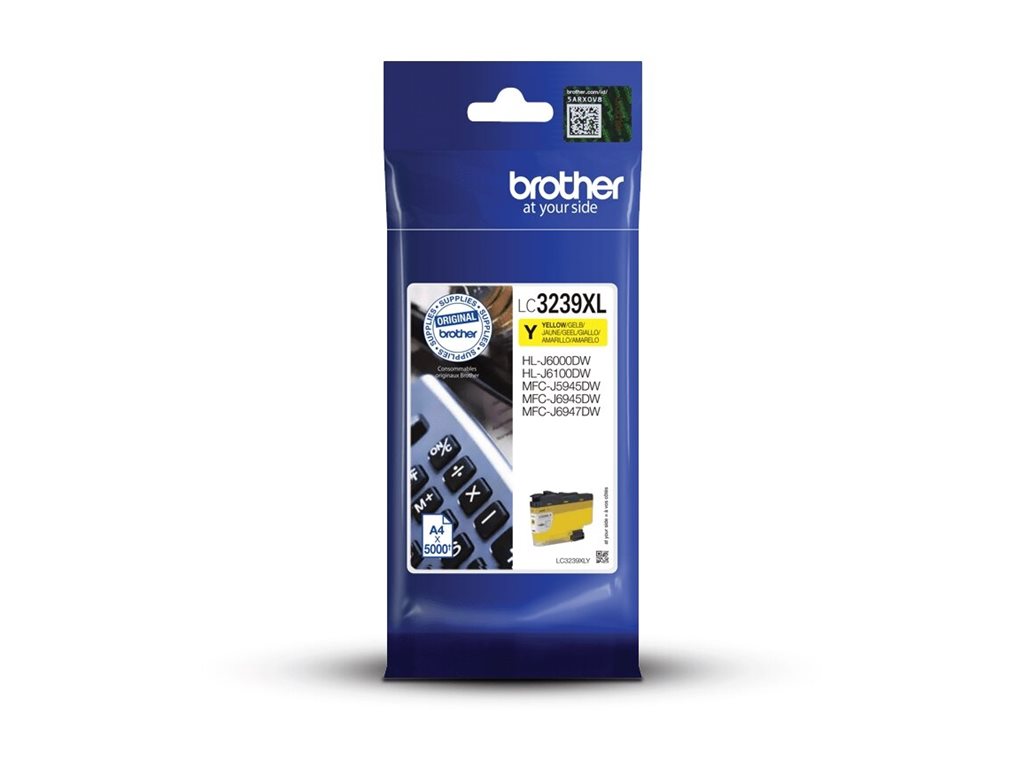 BROTHER LC-3239XLY Gele inkt 5000 pagina's