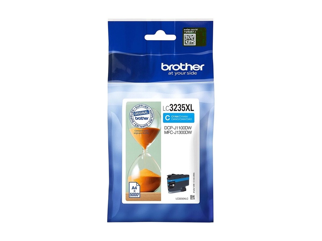 BROTHER LC-3235XLC Cyaan Inkt 5000 pagina's
