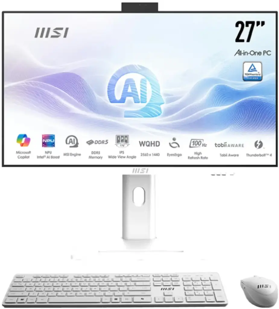 MSI Modern AM273QP AI 1UM-060EU Core Ultra 7, 32GB, 1TB, 27", WQHD, W11P