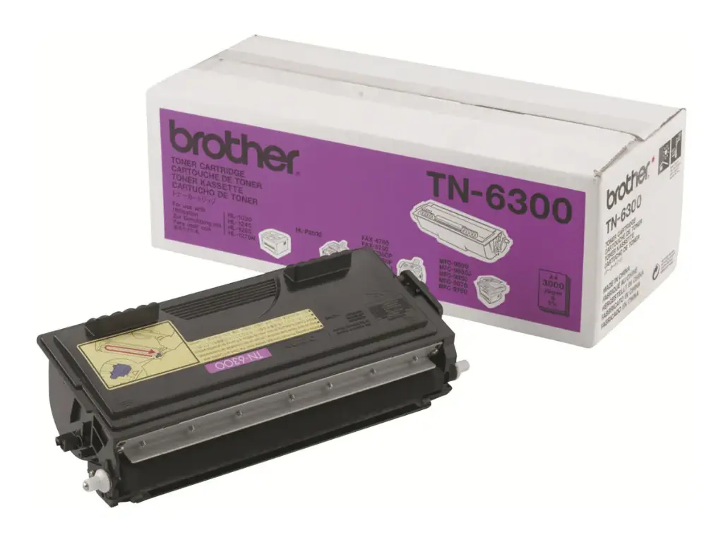 Brother TN-6300, 3000 pagina's, Zwart, 1 stuk(s)