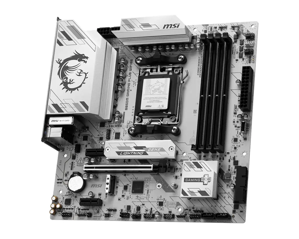 MSI B850M Gaming Plus Wifi 6E Am5 - Moederbord - AMD Socket AM5 (Ryzen Zen4)