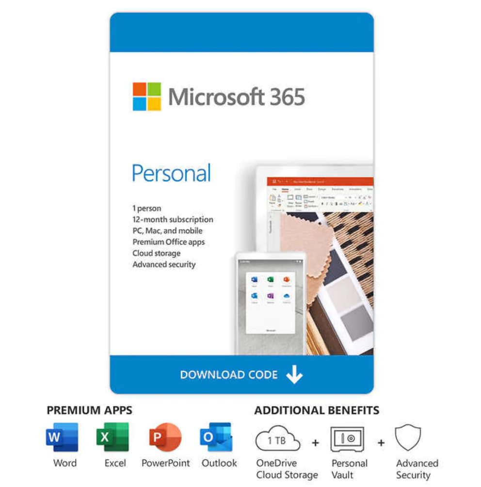[EP2-32306 / 270026] Microsoft 365 Personal 1 gebruiker 1 jaar ESD