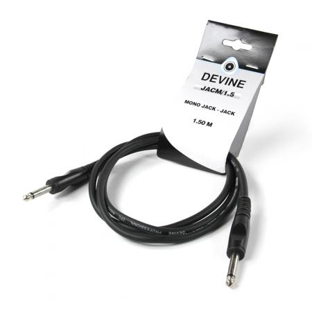 Devine JACM/1.5 signaalkabel mono jack-jack 1.5 meter 