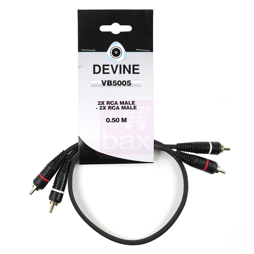 Devine VB5005 2x RCA male - 2x RCA male 0.50 m 