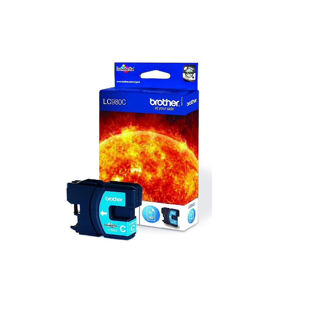 Brother LC980C - Cyan - original - ink cartridge