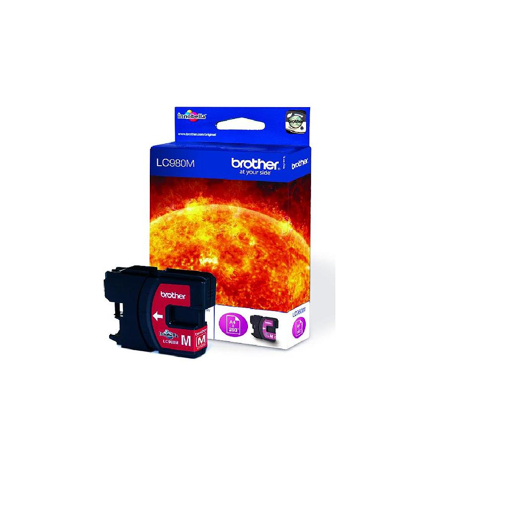 Brother LC980M - Magenta - original - ink cartridge