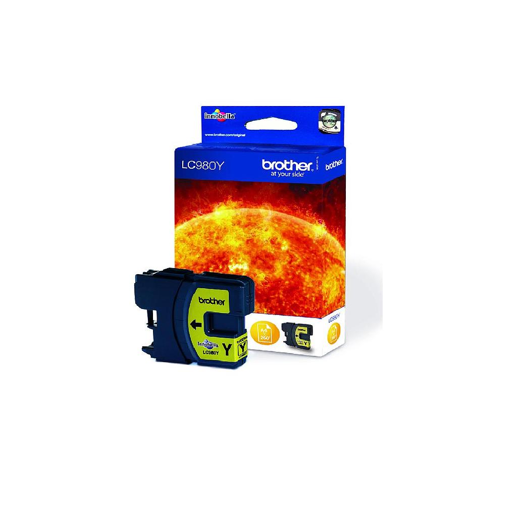 Brother LC980Y - Yellow - original - ink cartridge