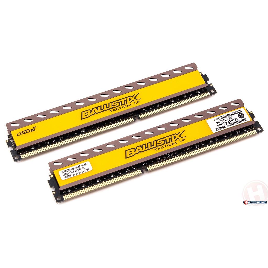 Crucial Ballistix Tactical 16 GB (2x8) DDR3 1600MH