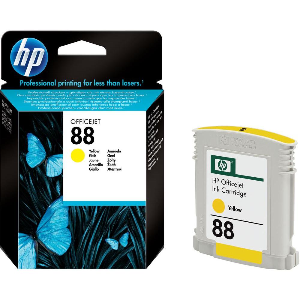 HP Inktjet Cartridge 88 Geel