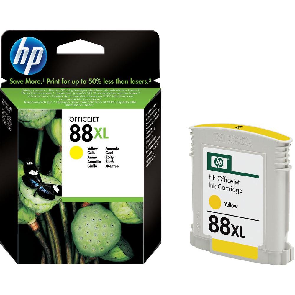 HP Inktjet Cartridge 88 XL Geel