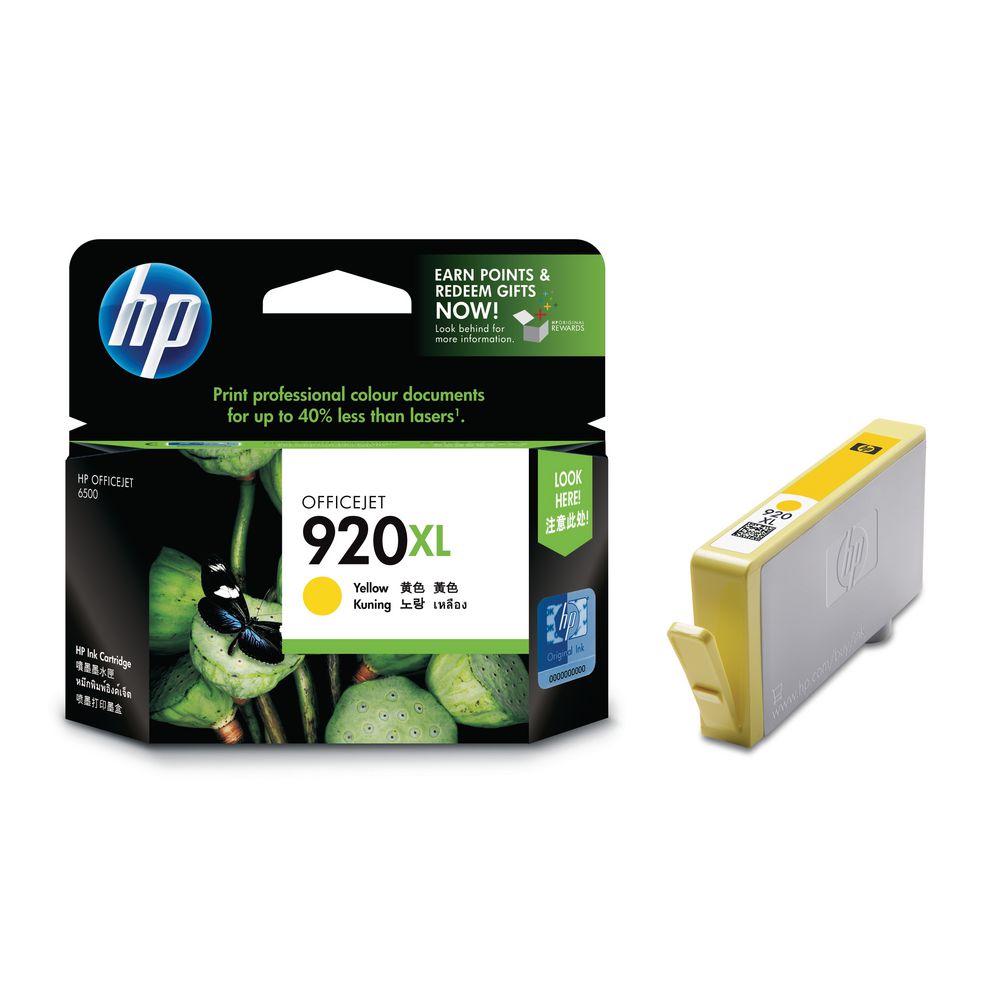 HP Inktjet Cartridge 920XL Geel