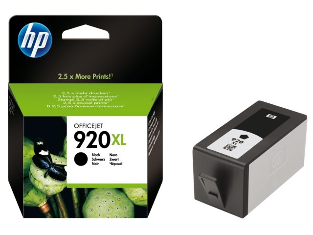 HP Inktjet Cartridge 920 XL zwart