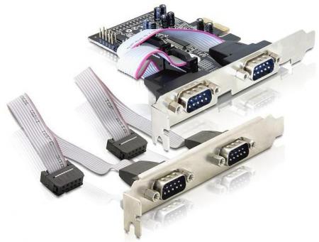 PCI EXPRESS KAART - 4X SERIEEL