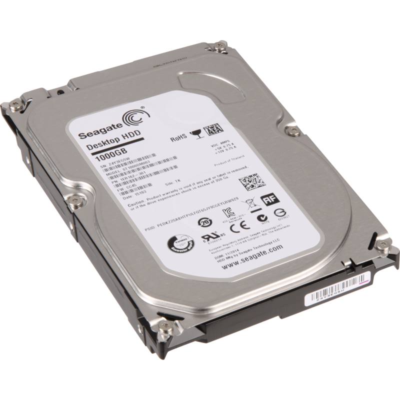Seagate Barracuda ST1000DM003 1 TB 3.5" Internal Hard Drive - SATA - 7200 rpm - 64 MB Buffer