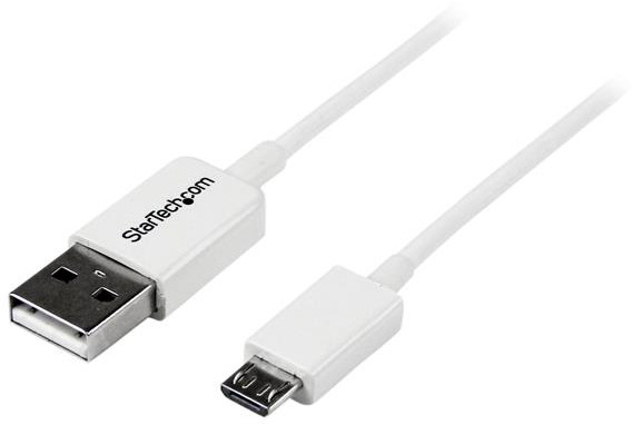 StarTech.com 1m White Micro USB Cable - A to Micro B