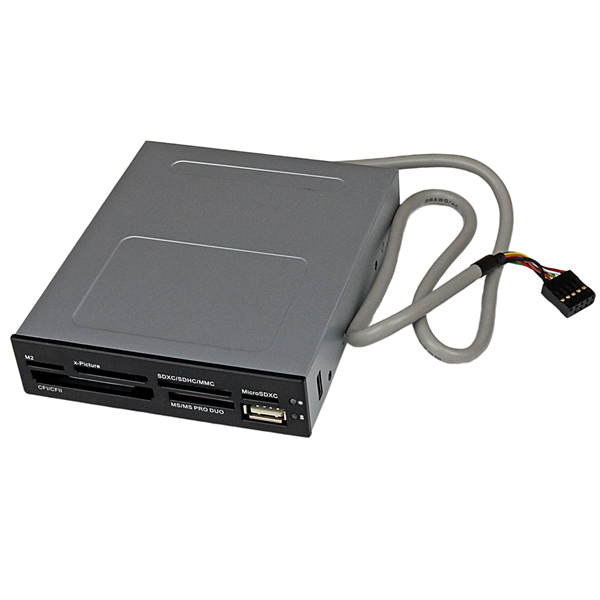 StarTech.com 3.5 inch front USB 2.0 22-in-1 kaartlezer