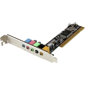 StarTech.com 5.1 Channel PCI Surround Sound Card Adapter - 8738LX - PCI - Internal
