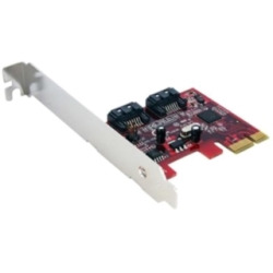 StarTech.com Serial ATA Controller - 2 x 7-pinMale Serial ATA/600 Serial ATA - PCI Express