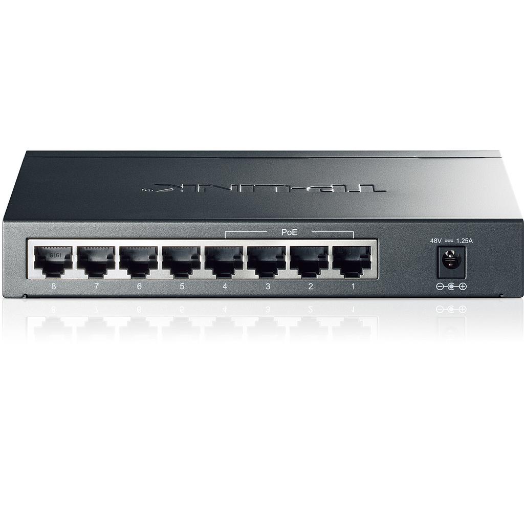TP-Link 8 port Gigabit Switch met 4 PoE poorten
