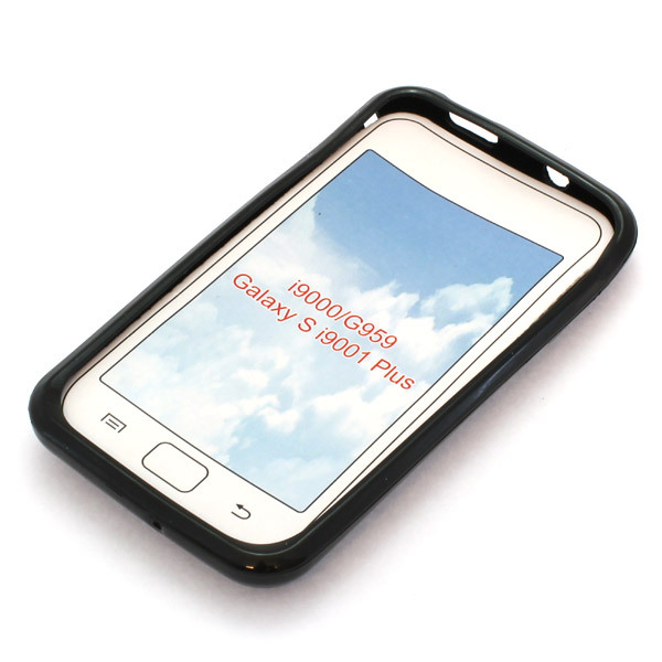 TPU Case Samsung Galaxy I9000 / S Plus I9001 zwart
