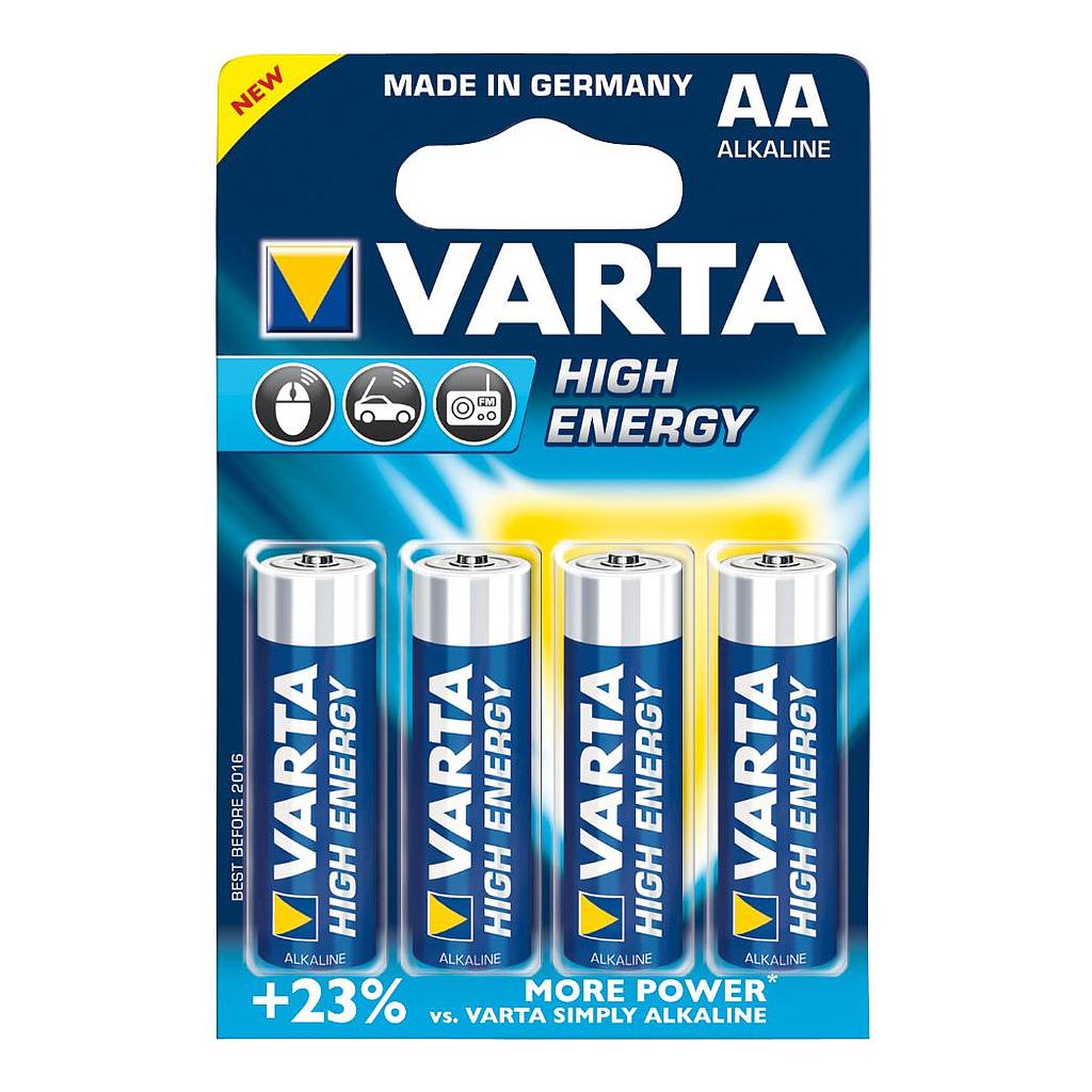 Varta AA batterijen 4 stuks