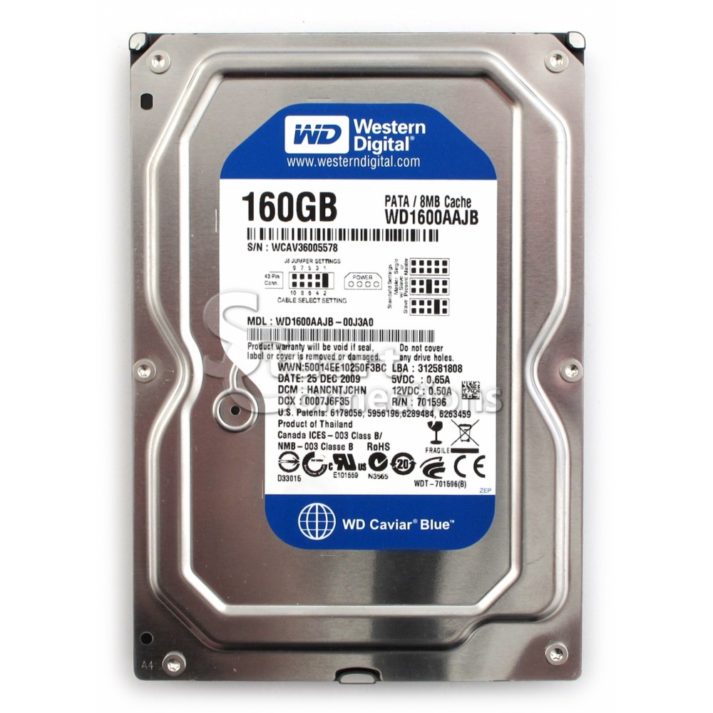 WD Blue WD1600AAJB 160 GB HDD 7200rpm
