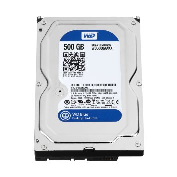 WD Blue WD5000AAKX 500 GB 3.5" Internal Hard Drive - SATA - 7200 rpm - 16 MB Buffer