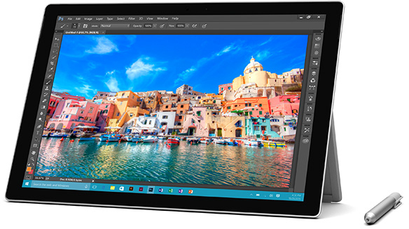 Microsoft Surface Pro 4 (Core m3, 4GB, 128GB) Zilver