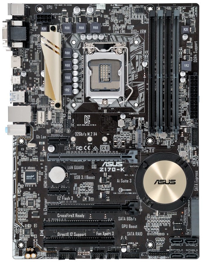 Asus Z170-K moederbord