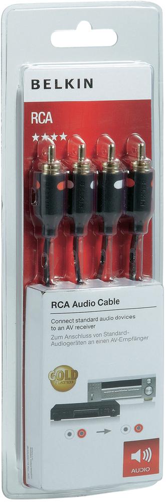 BELKIN Cable Audio 2XRCA2XRCA MM 1M Black