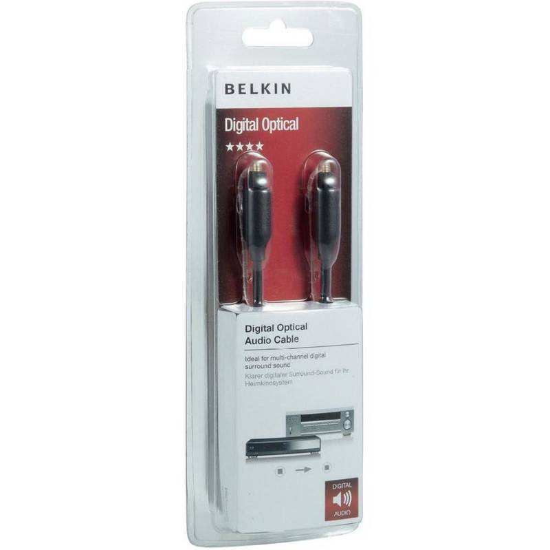 BELKIN Cable Toslink MM 1m Black GoldPlatinum