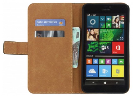 Mobilize Classic Wallet Book Case Microsoft Lumia 640 XL Black