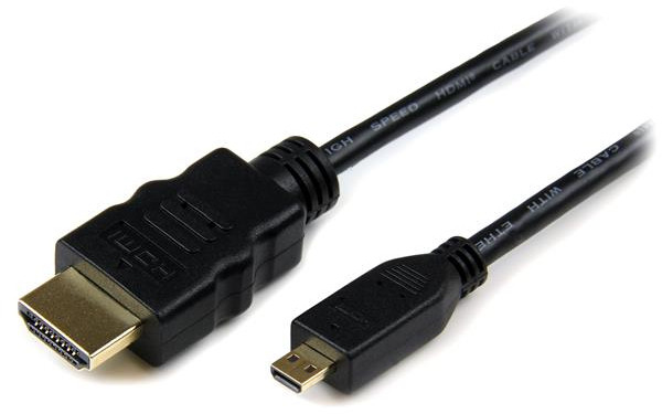 StarTech.com 6 ft HDMI High Speed with Ethernet Cable HDMI to Micro HDMI